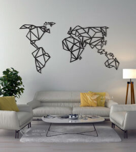 World Map Geometric